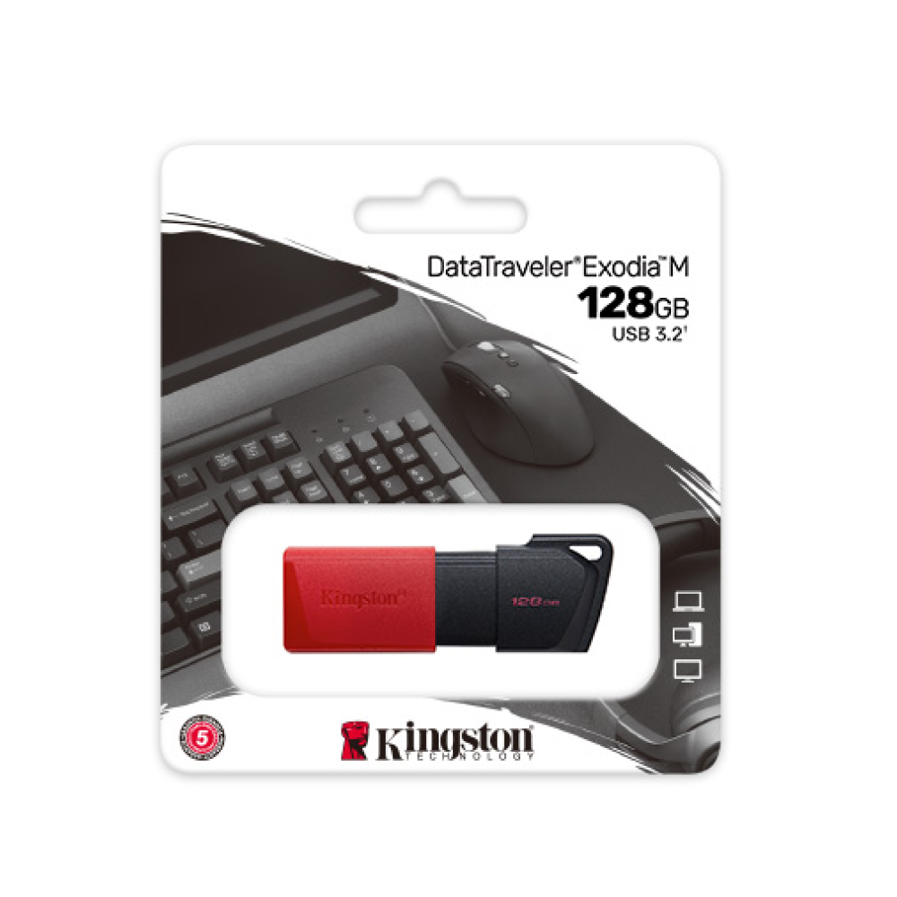 USB Flash накопитель 3.2 128 Gb DTXM, пластик, Kingston Exodia