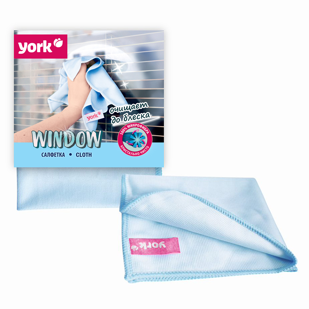 Салфетка для окон и стекла из микроволокна 