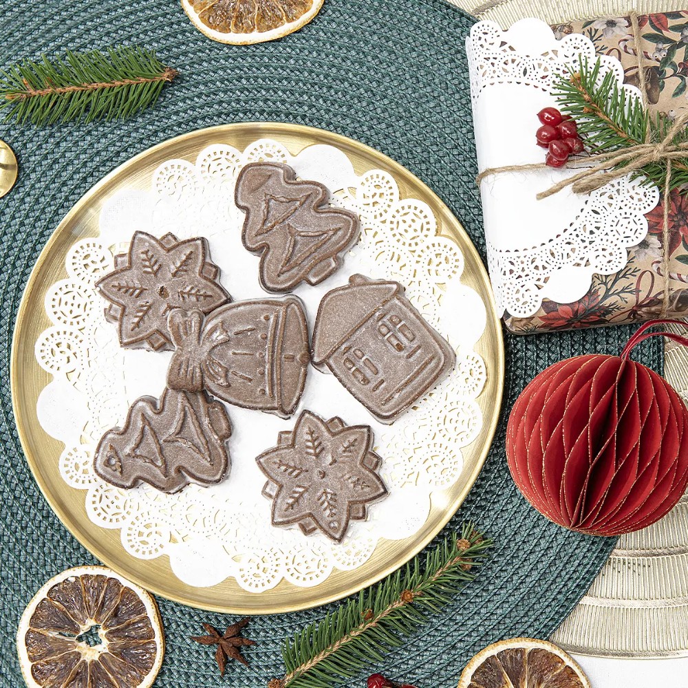 Салфетки бумажные ажурные AVIORA, d=18 см, белый, 250 шт