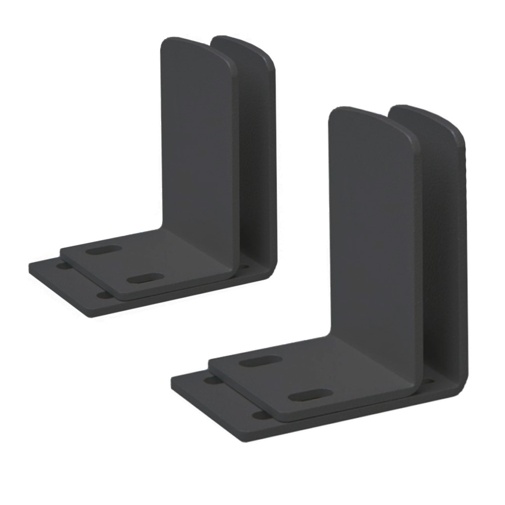 Крепление уголок RAL9005, черный (комплект)