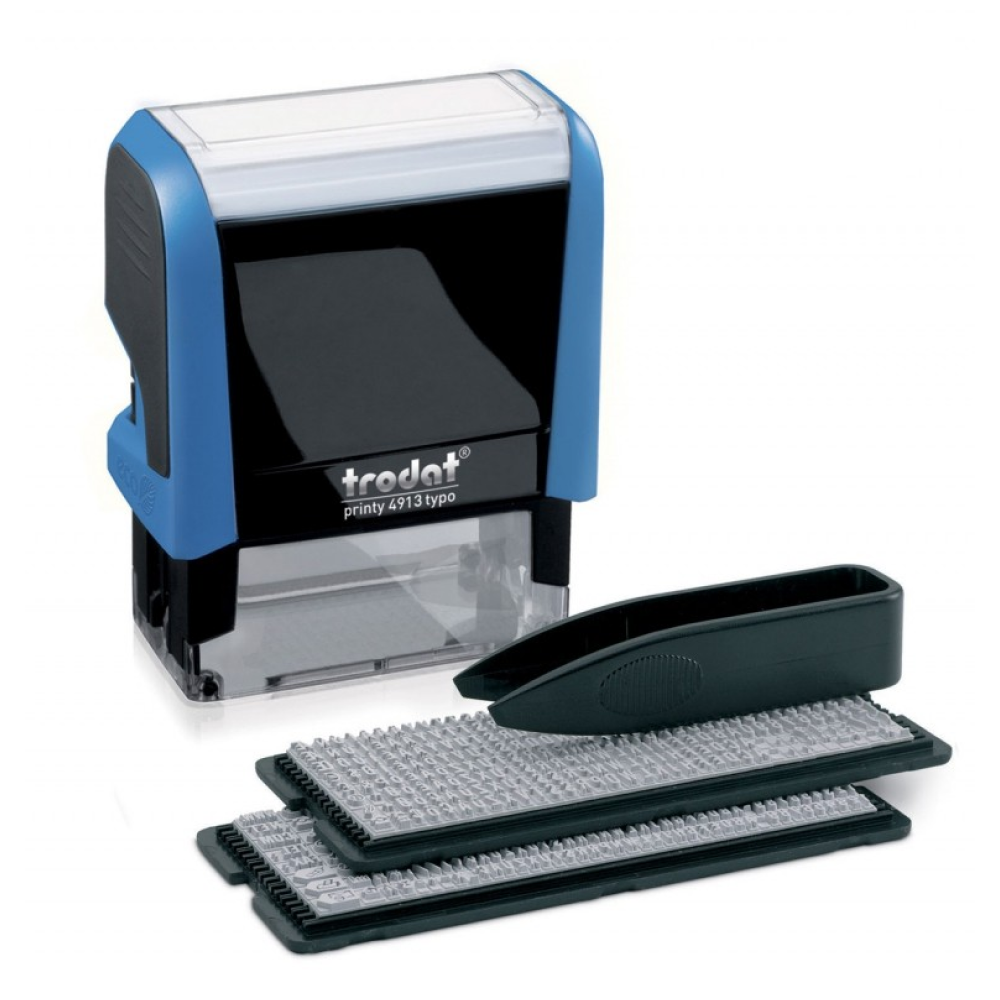 Самонаборный пятистрочный штамп 