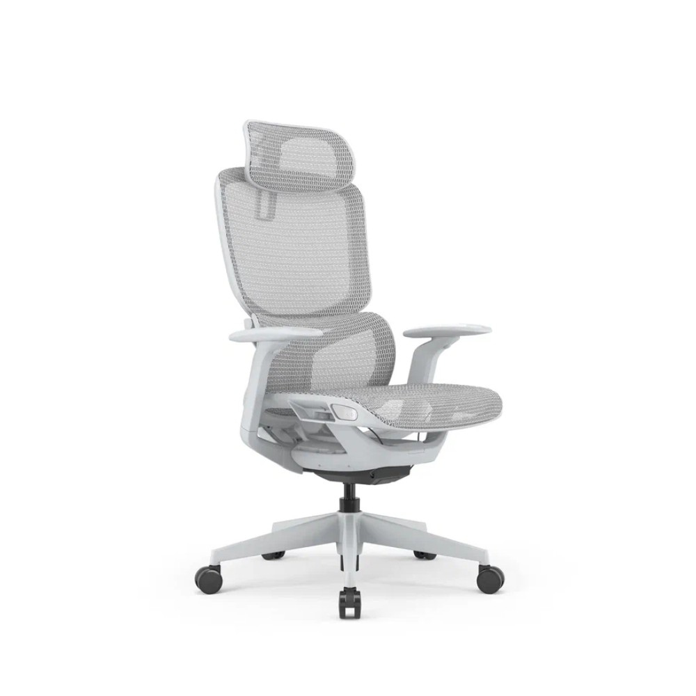 Кресло компьютерное SitZone E-JX-002А, сетка, пластик, белый