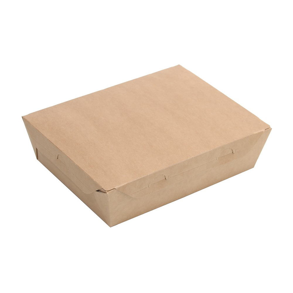 Контейнер бумажный 600 мл, без окна, 450 шт/упак.