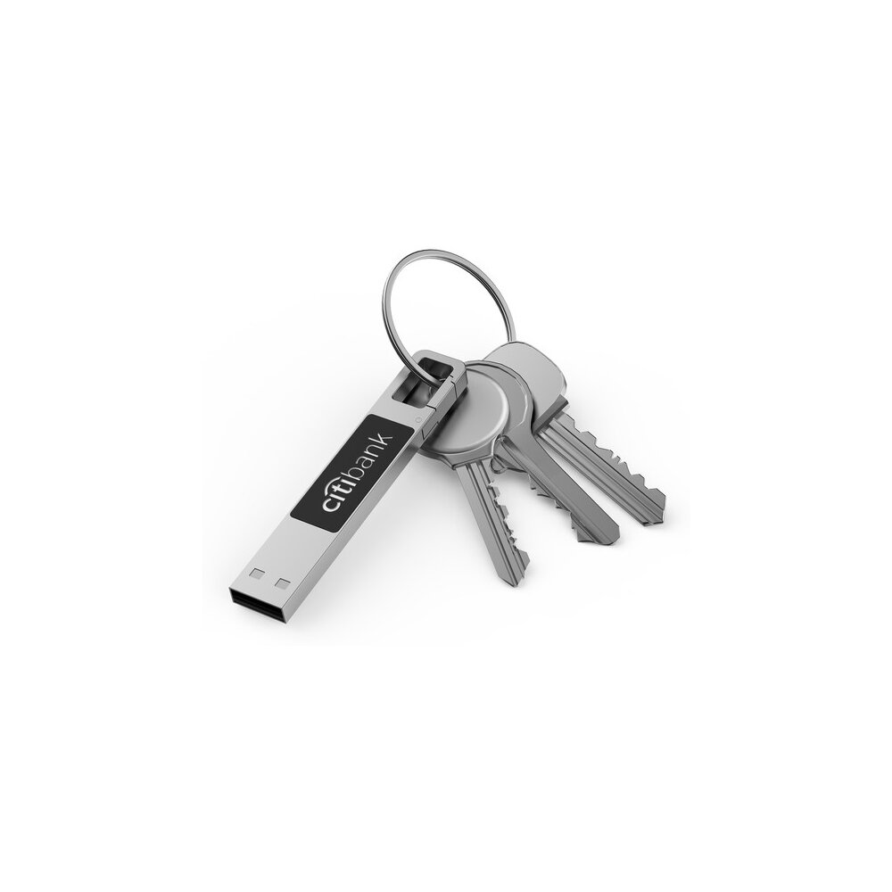 USB Flash накопитель 2.0 16 Gb ZC-010, металл, белый
