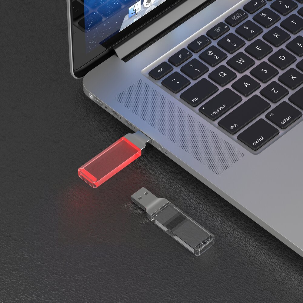 USB Flash накопитель 2.0 16 Gb ZC-005, пластик, металл, красный