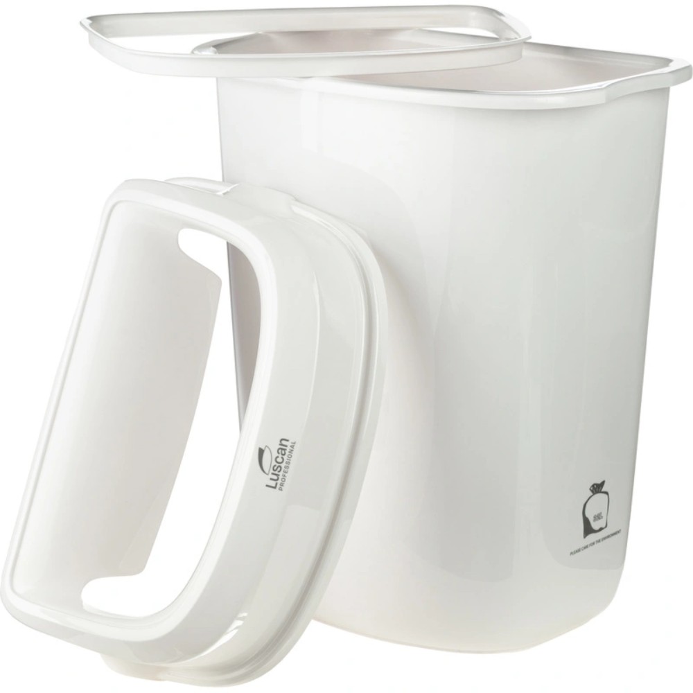 Корзина Luscan Prof Etalon для мусора, с крышкой, 32 л, белый