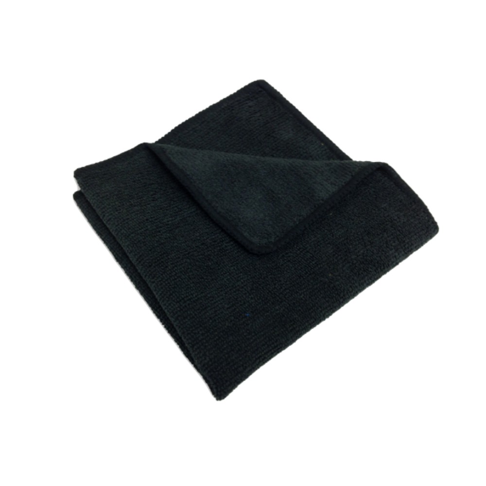 Салфетка из микроволокна, 190 г/м2, 30х30см, черный, 3 шт/упак