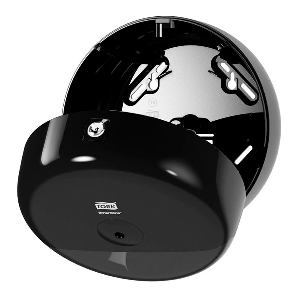 Диспенсер TORK SmartOne, для туалетной бумаги в мини рулонах, пластиковый, черный, T9