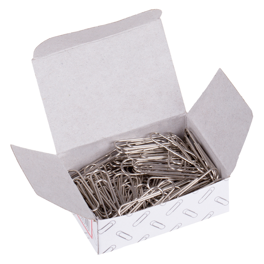 Скрепки никелевые 