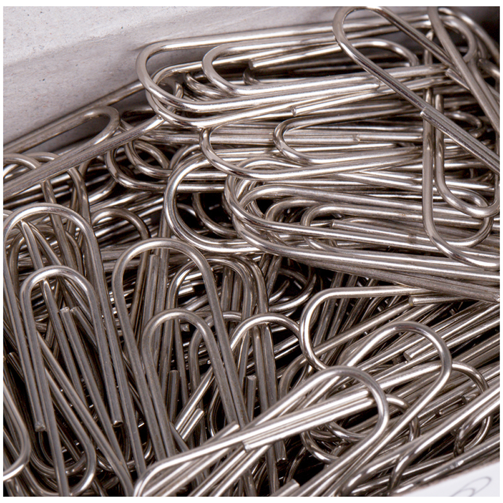 Скрепки никелевые 