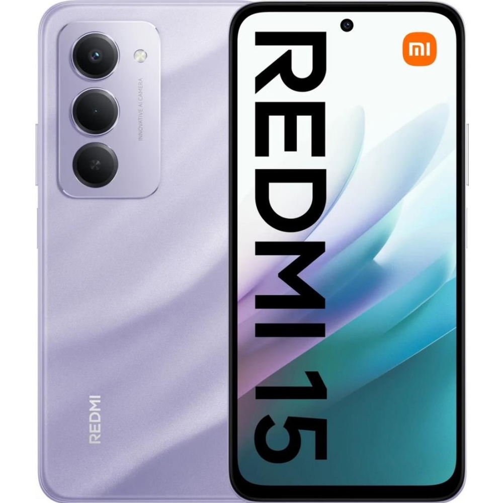 Смартфон REDMI 15 (25062RN2DY), 6GB, 128GB, фиолетовый