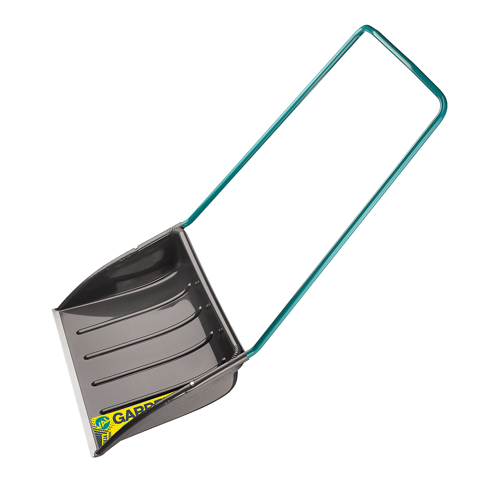 Скрепер для снега val Gardena Amigo, 730x560x1500, морозостойкий полипропилен, ребра жесткости, стальная рукоятка, графит