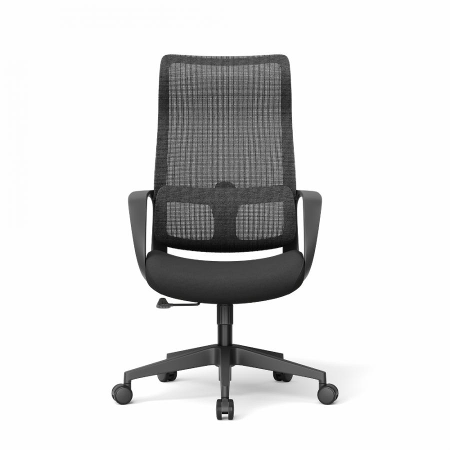 Кресло для руководителя SitZone CH-605A, сетка/ткань, черный