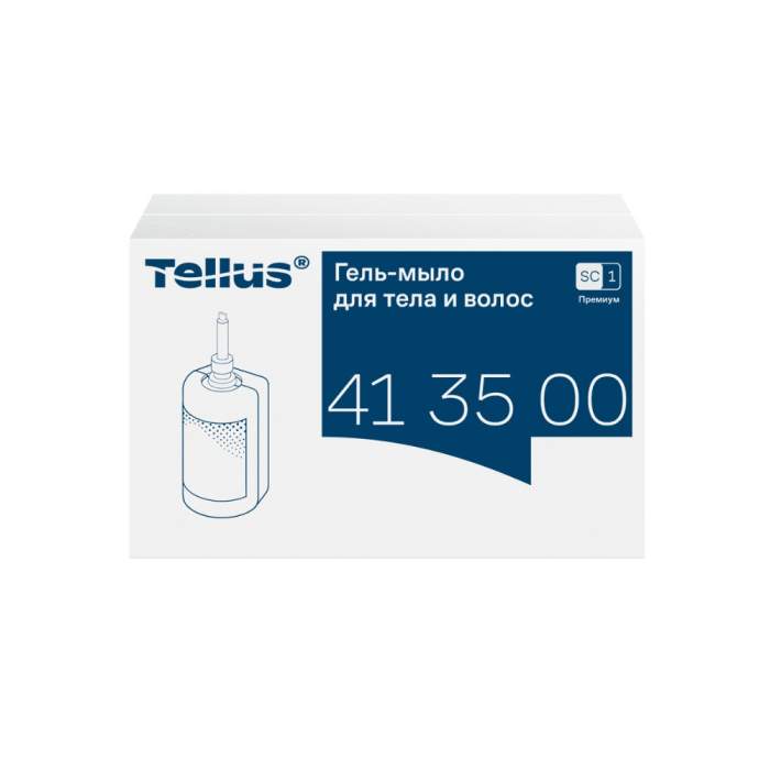 Мыло-гель Tellus Премиум для тела и волос 1 л, SC1