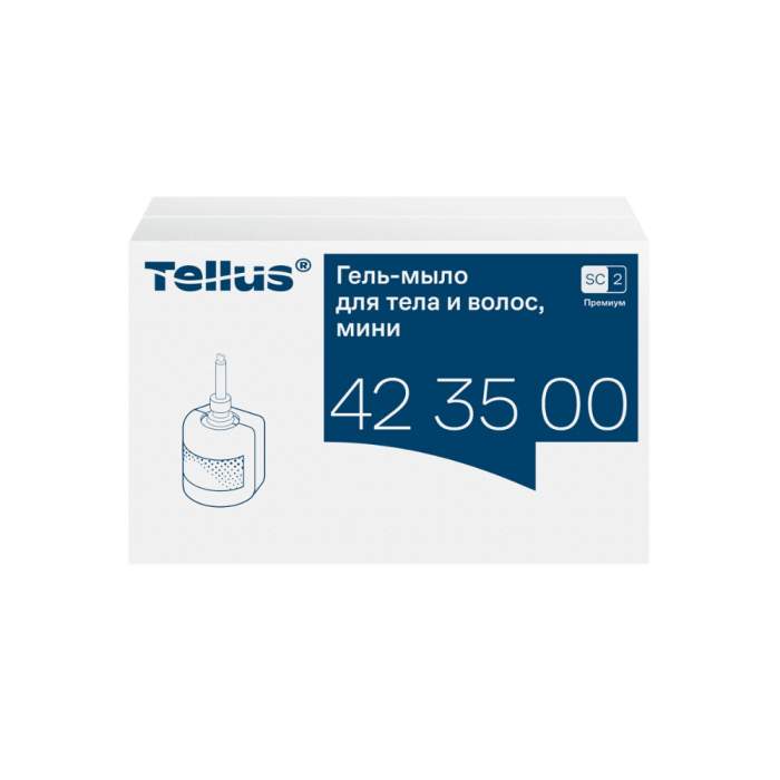 Мыло-гель Tellus Премиум для тела и волос, 475 мл, SC2 мини
