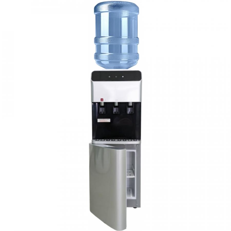 Кулер для воды Ecotronic V43-LE, черный, серебристый, 16 л