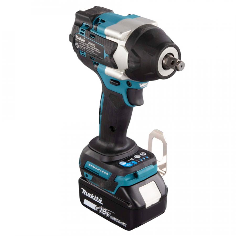 Аккумуляторный гайковерт MAKITA DTW700RT1J, 18 В, 700 Нм, 1/2