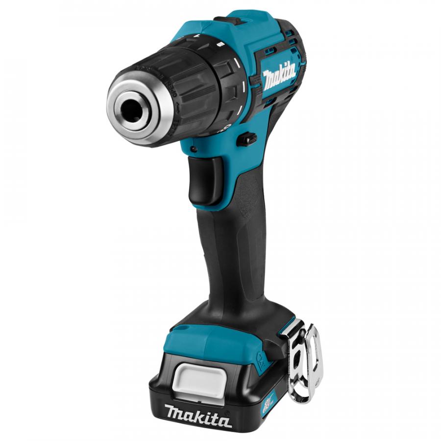 Дрель-шуруповерт аккумуляторная MAKITA DF333DWYE, 12 В, 30 Нм, 1.5Ачx2