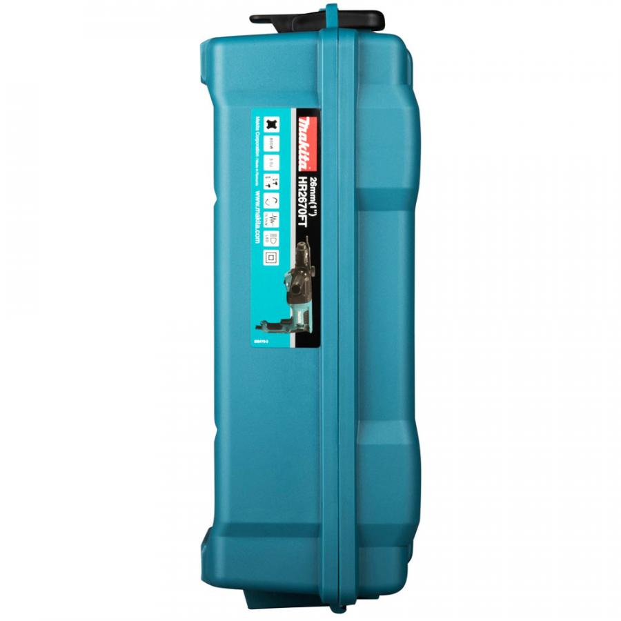 Перфоратор MAKITA HR2670FT, 800 Вт, 3.0 Дж, БЗП, SDS-plus