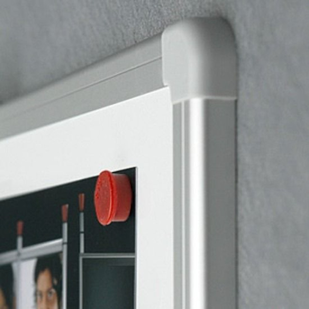 Магнитная доска с керамическим покрытием белая, 90x120 см