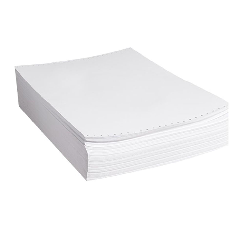 Бумага с неотрывной перфорацией в стопе 