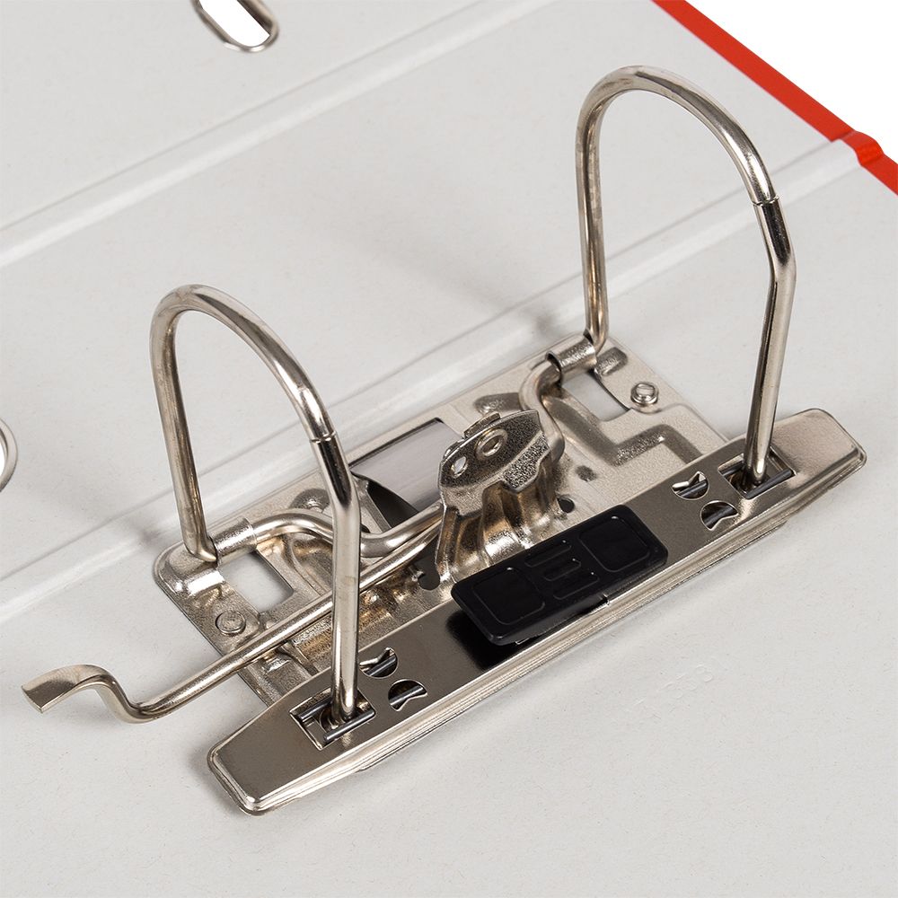 Папка-регистратор, A5, 75 мм, ПВХ ЭКО, красный