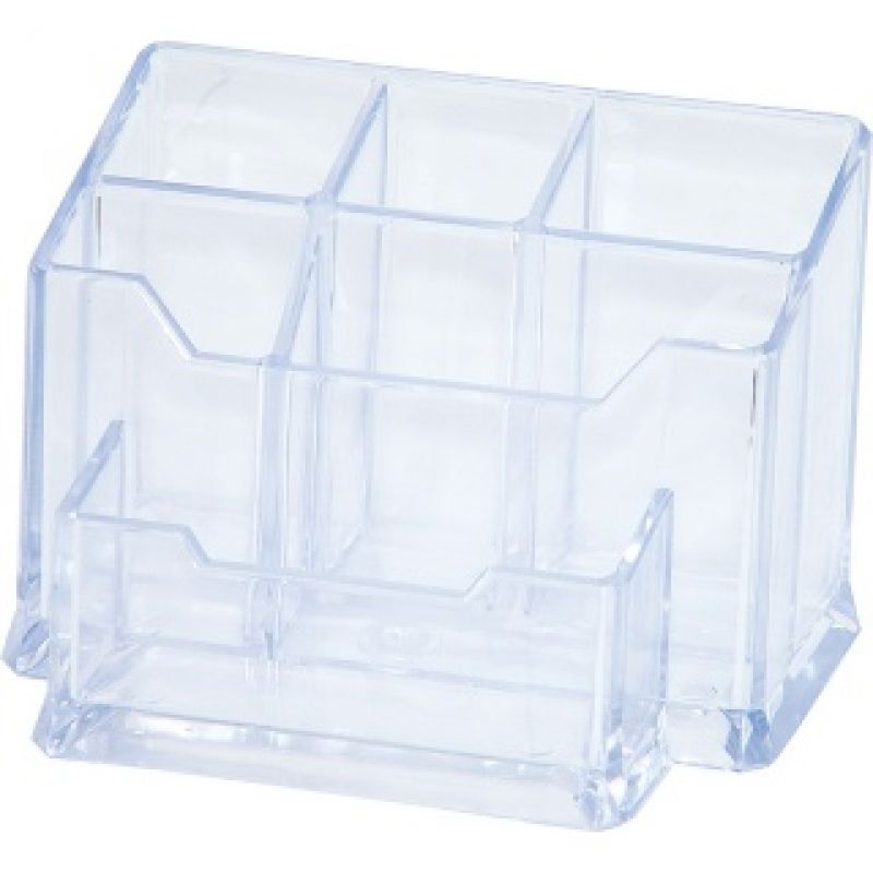 Подставка для канцелярских мелочей «Donau», 155x105x101 мм, прозрачный