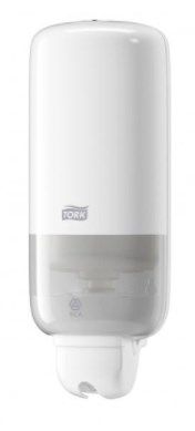 Диспенсер TORK для мыла жидкого/мыла-спрей пластиковый, белый, S1/S11