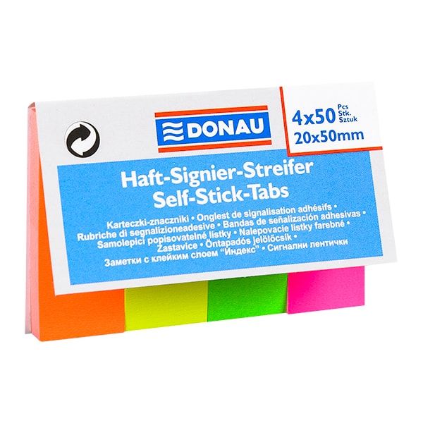 Закладки бумажные клейкие 