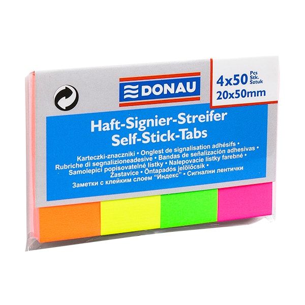 Закладки бумажные клейкие 