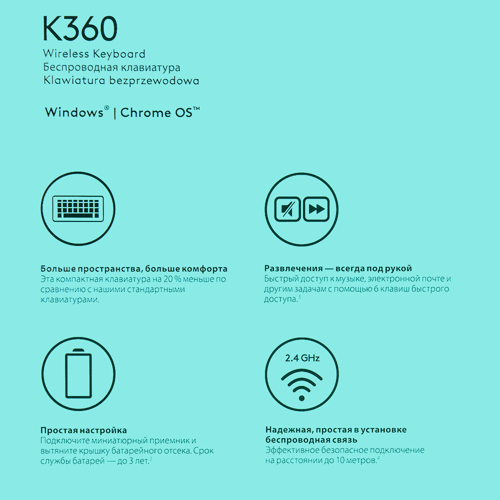 Клавиатура Logitech 