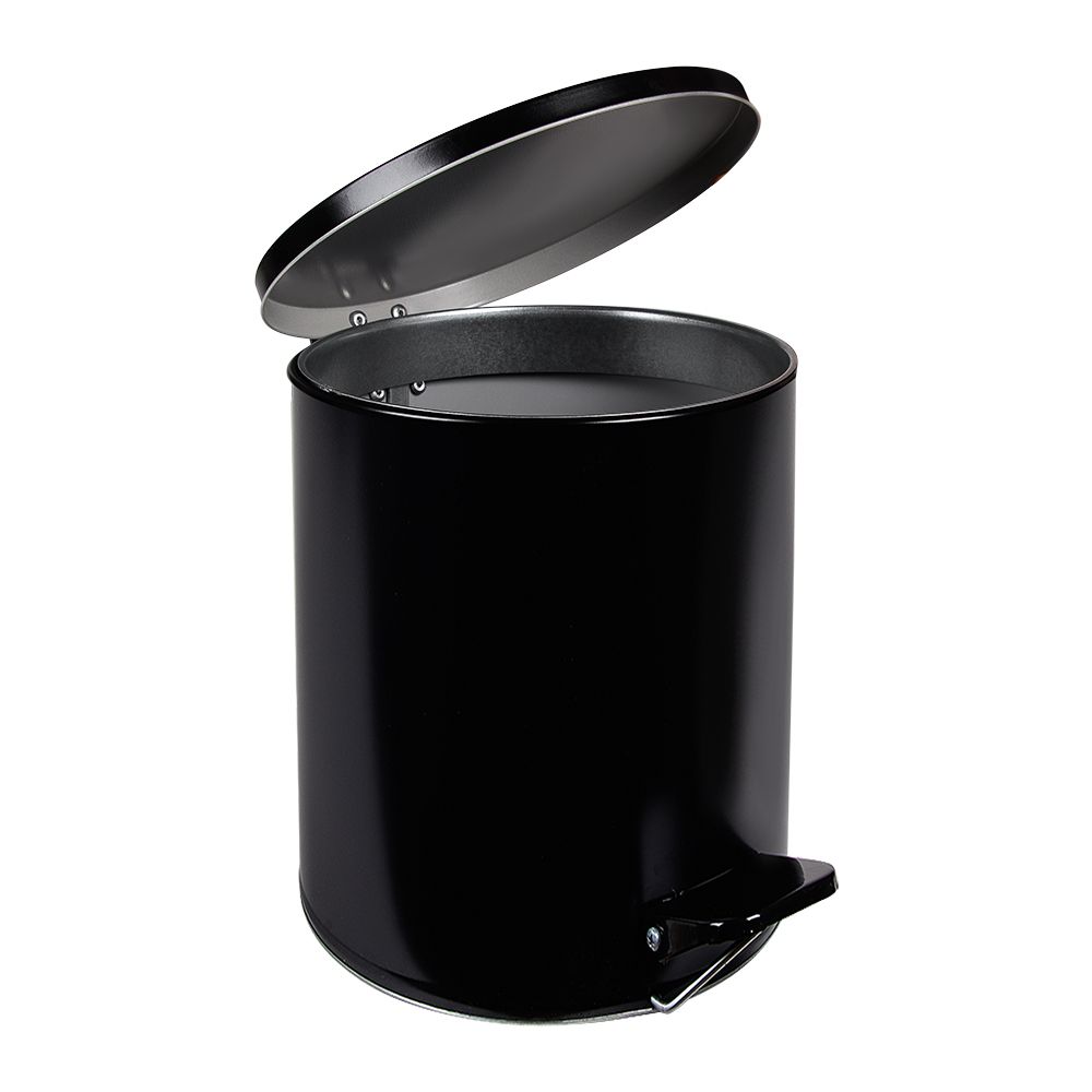 Урна с педалью, 7 л, черный