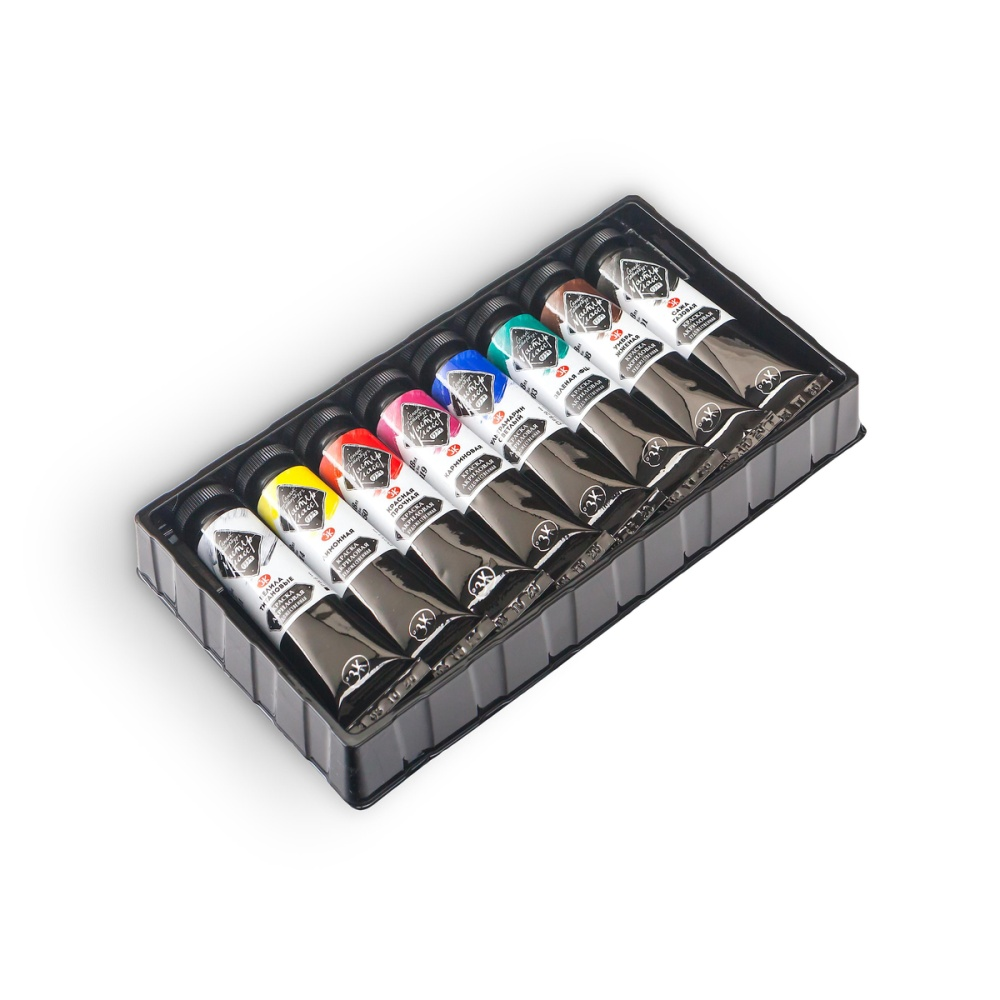 Краски акриловые Мастер Класс, 8 цвет, 18 мл.