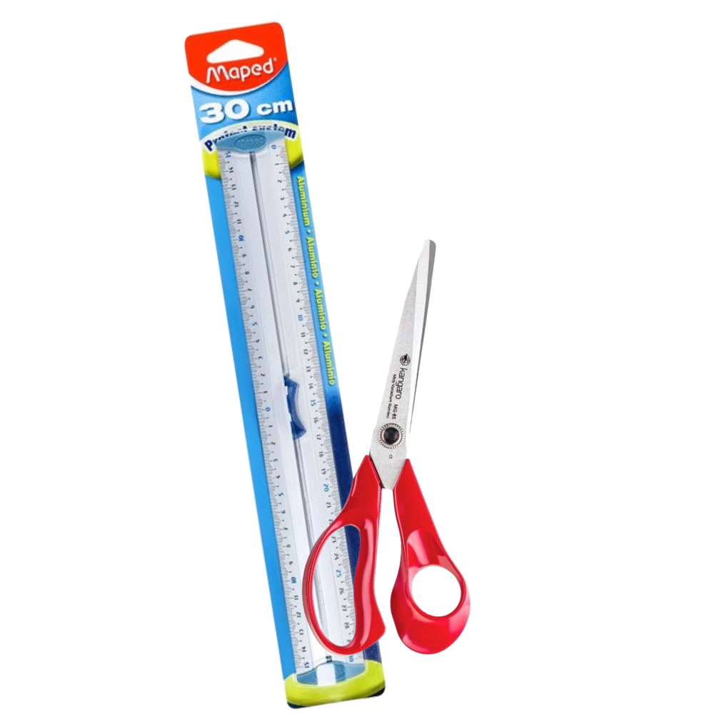 Набор линейка металлическая Maped 